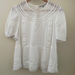 Anthropologie brand: Danielrainn peasant blouse